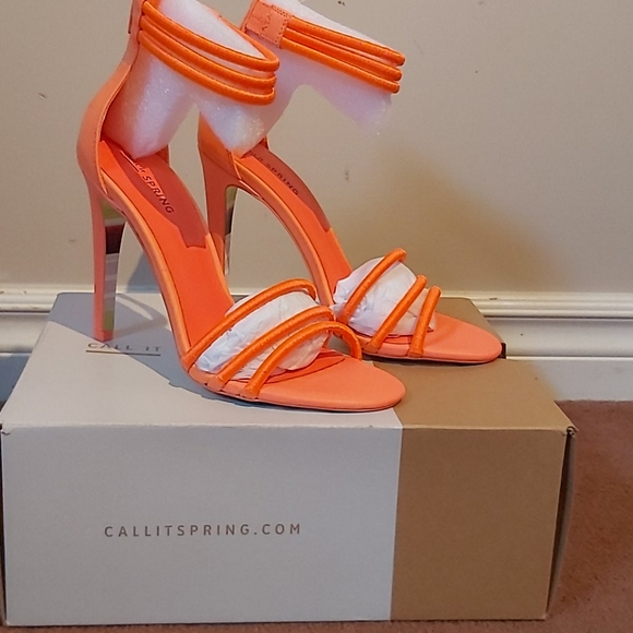 🌞SALE😎Call It Spring orange sandals - Picture 4 of 5